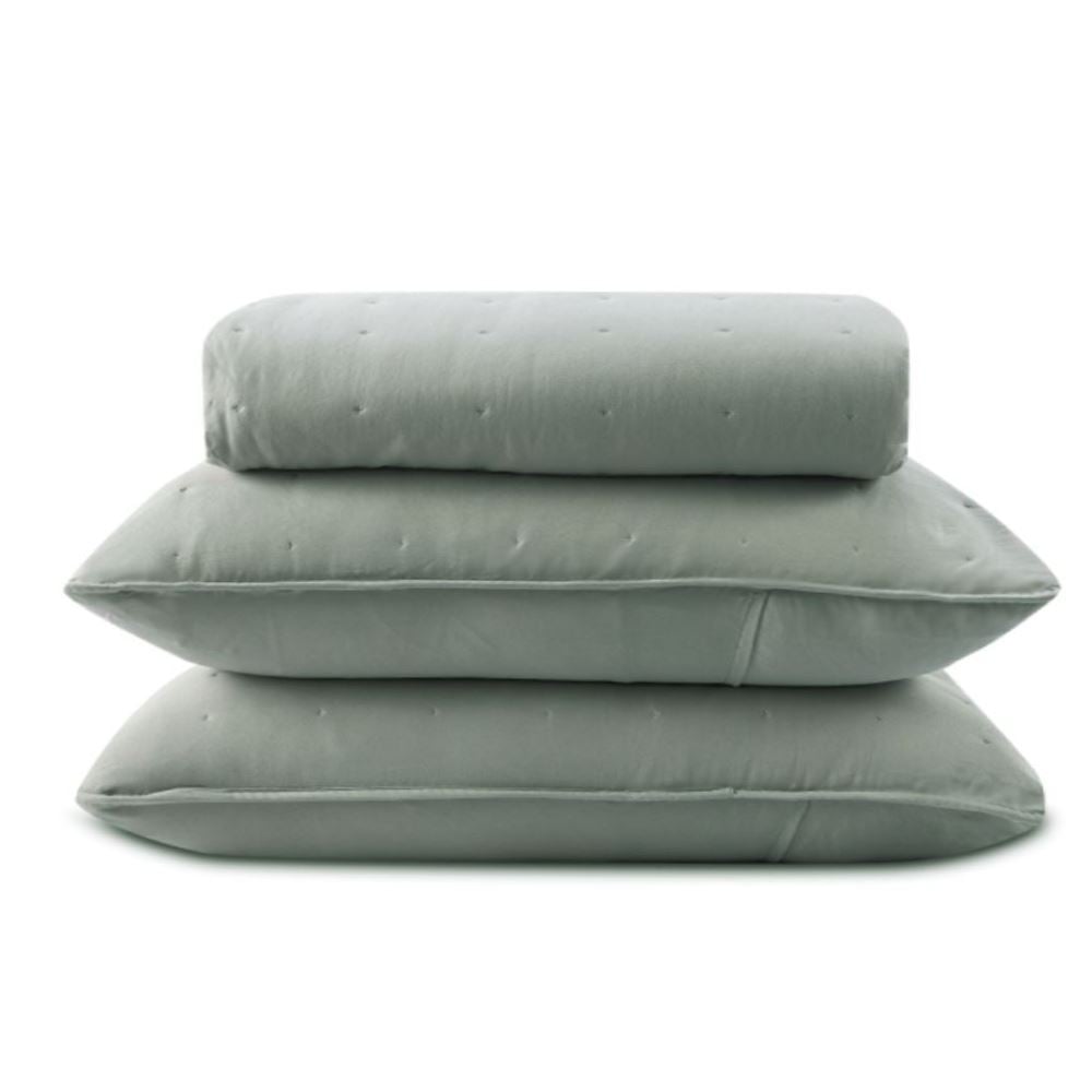 Kit Colcha Queen Elegance Havan Casa 3 pçs - Verde