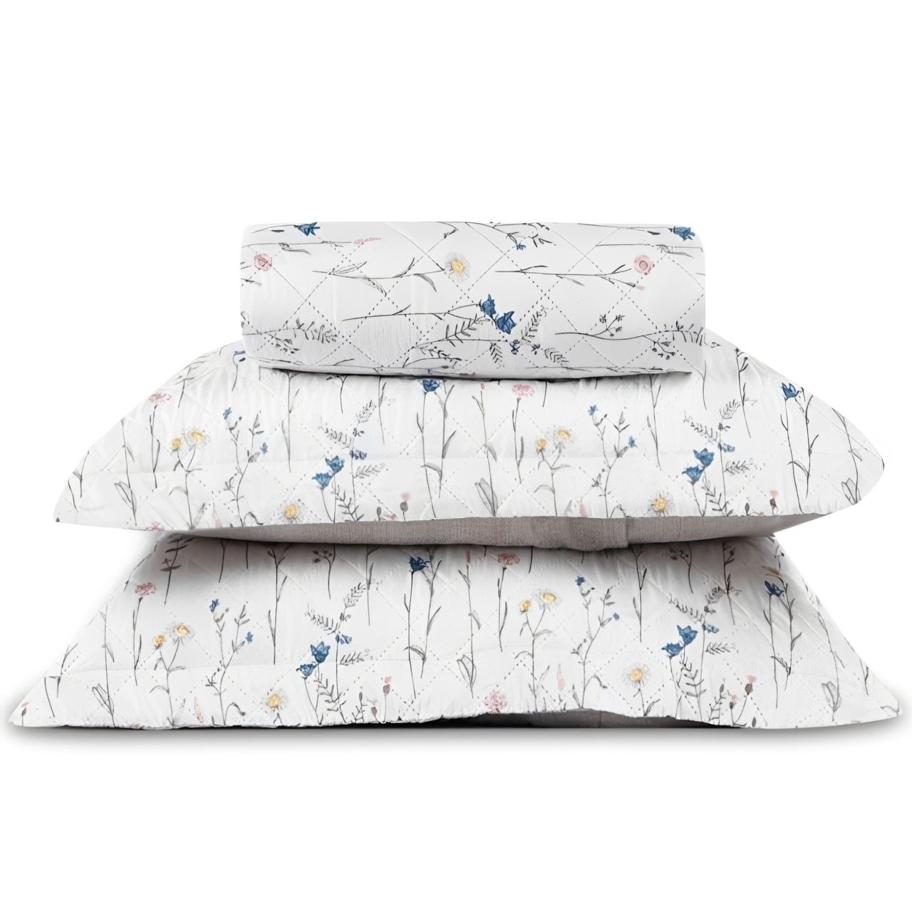 Kit Colcha Queen Versalhes Havan Casa 3 Peças - Floral Off