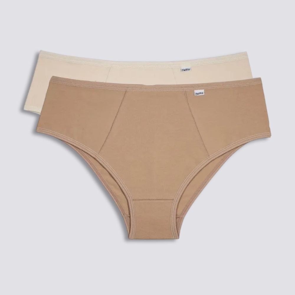 Kit com 2 Calcinhas Reforçado Cotton DelRio D1