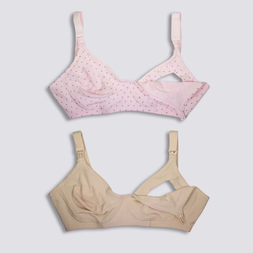 Kit com 2 Sutiãs Amamentação Duo DelRio Sortido A2