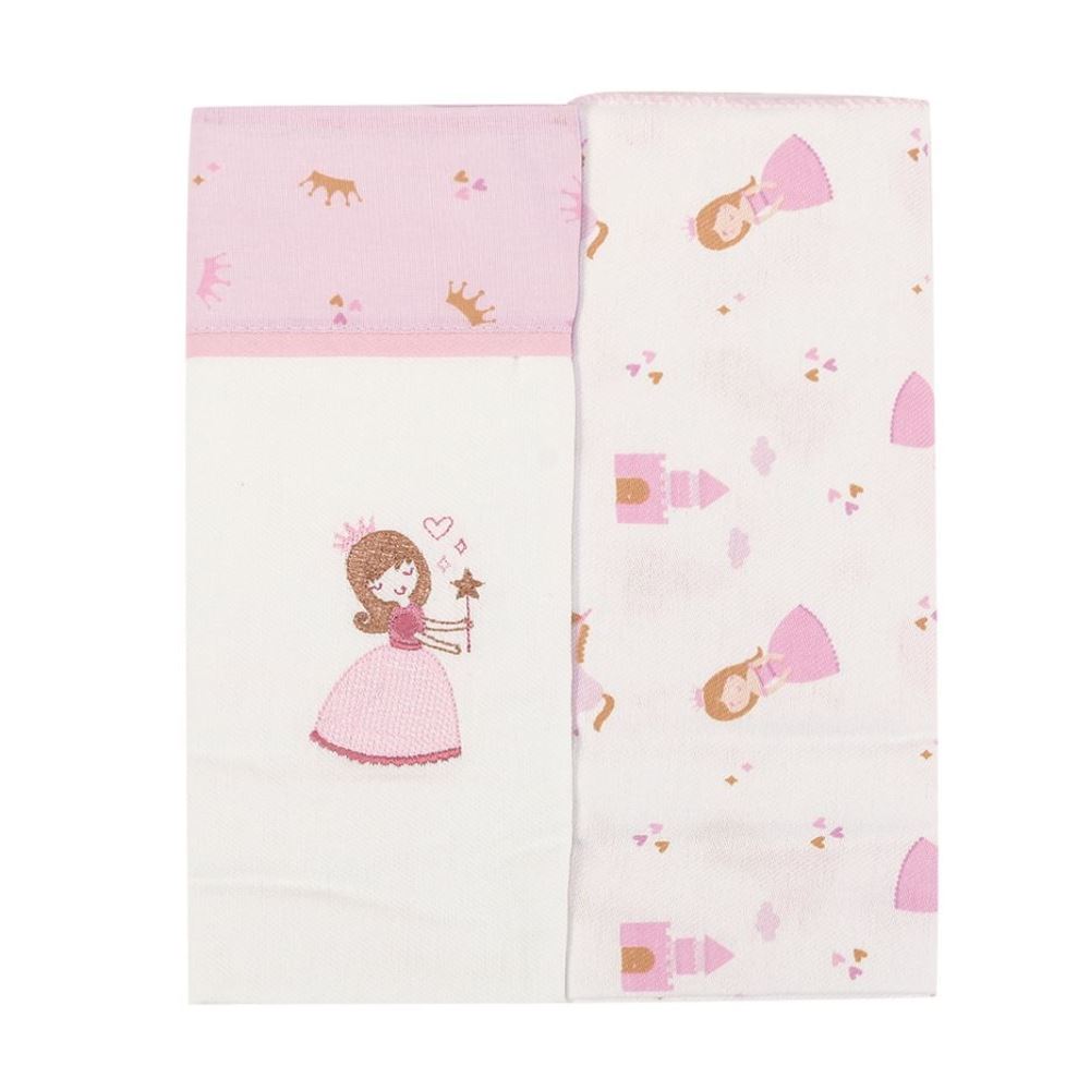 Kit Cueiro com 2 Peças 80X80cm Havan Baby - Princesa
