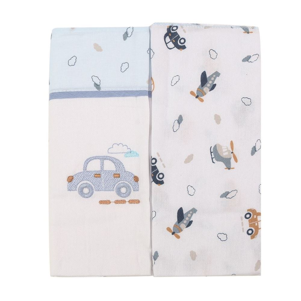 Kit Cueiro com 2 Peças 80X80cm Havan Baby - Carros