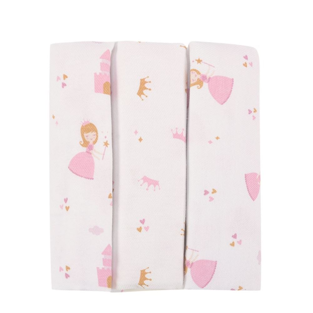 Kit Cueiro com 3 Peças 80X80cm Havan Baby - Princesa