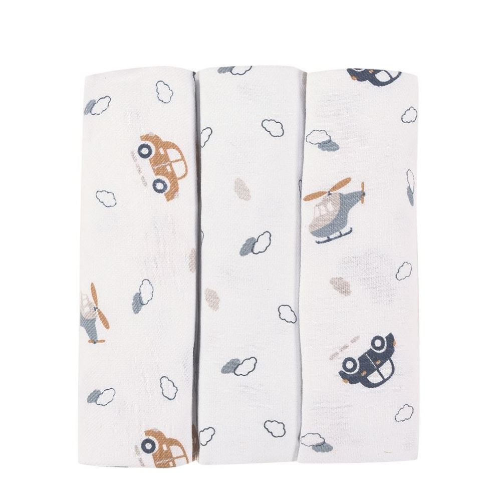 Kit Cueiro com 3 Peças 80X80cm Havan Baby - Carros