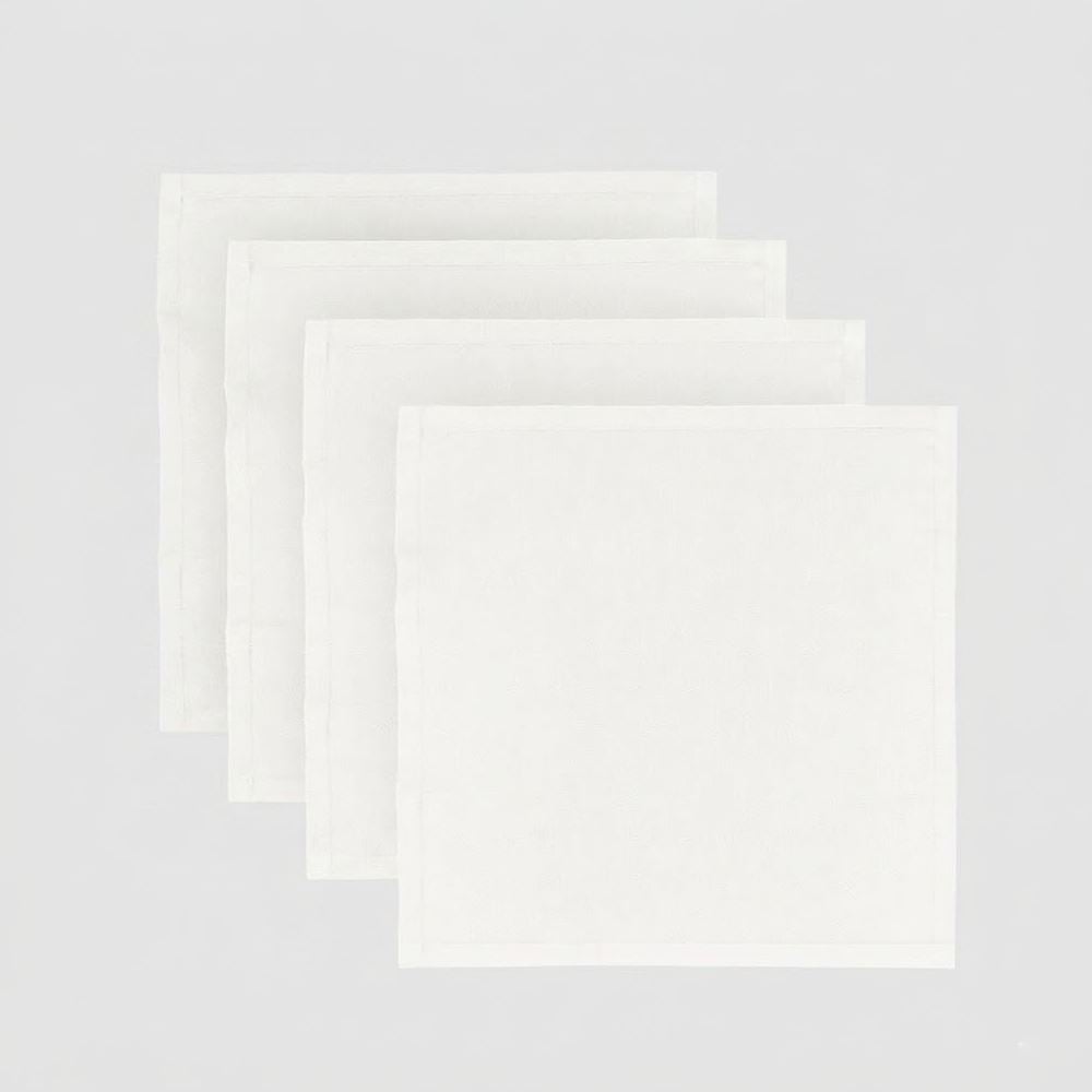 Kit Guardanapo Elegance Havan Casa 4 Peças - Branco