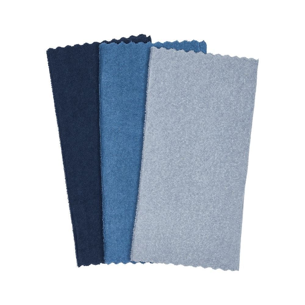 Kit Panos Multiuso Pratik 3 Peças Havan Casa - Tons De Azul
