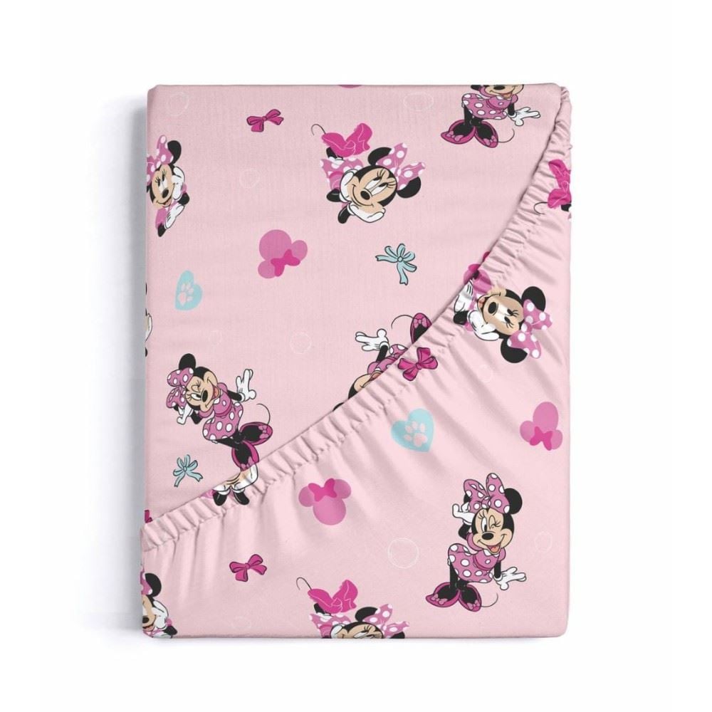 Lençol de Casal Infantil com Elástico Disney by Hedrons - Minnie Fresh Rotativo