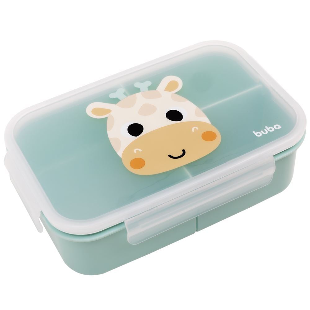 Lancheira com Divisórias Lunchbox Buba Zoo - Girafa