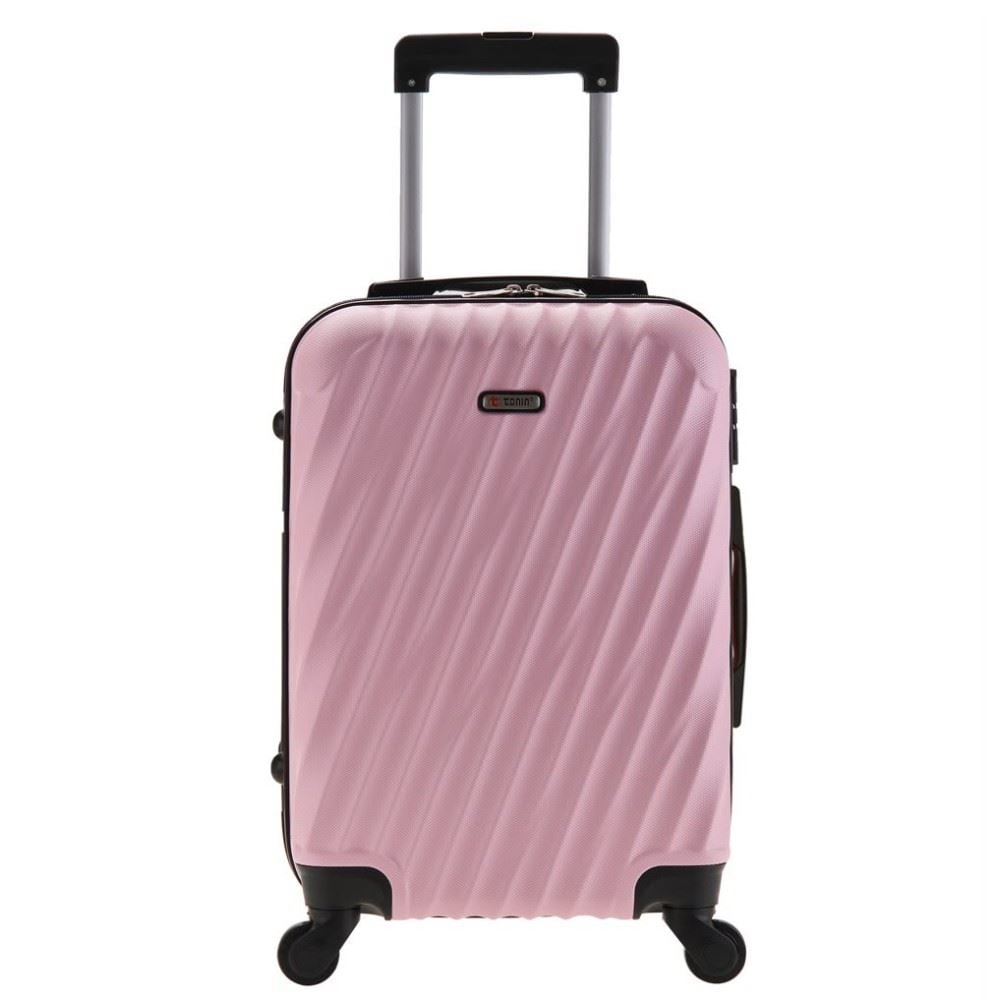 Mala de Viagem Grande La Onda 360° Expansível Tonin - Rosa