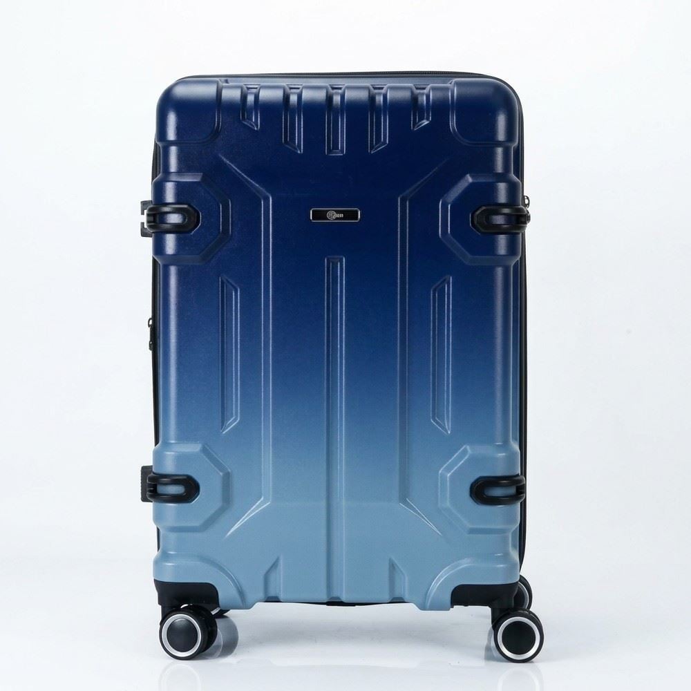 Mala de Viagem Média Ml-99 Abs Della Import - Azul Metálico