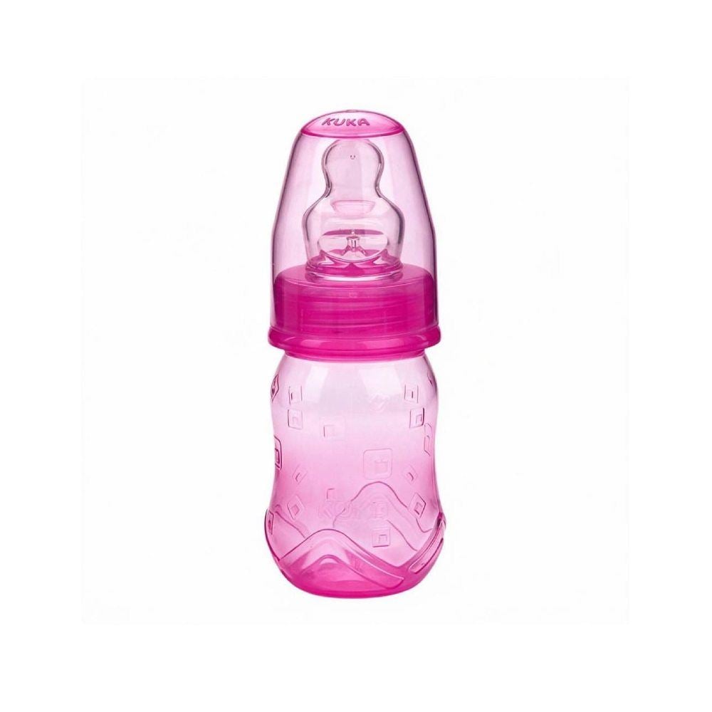 Mamadeira Aquarela Bico Ortodôntico 70Ml Kuka - Rosa