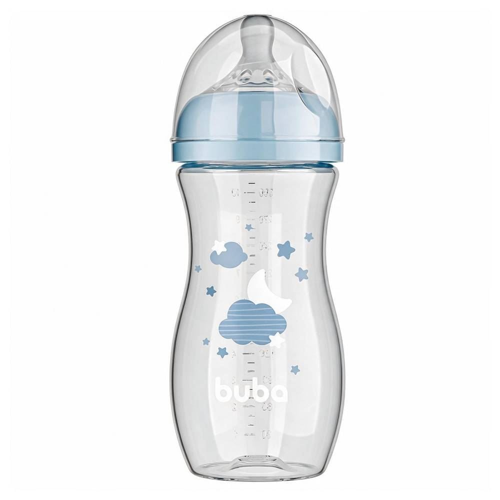 Mamadeira Easy Flow Buba 330Ml - Nuvem Azul
