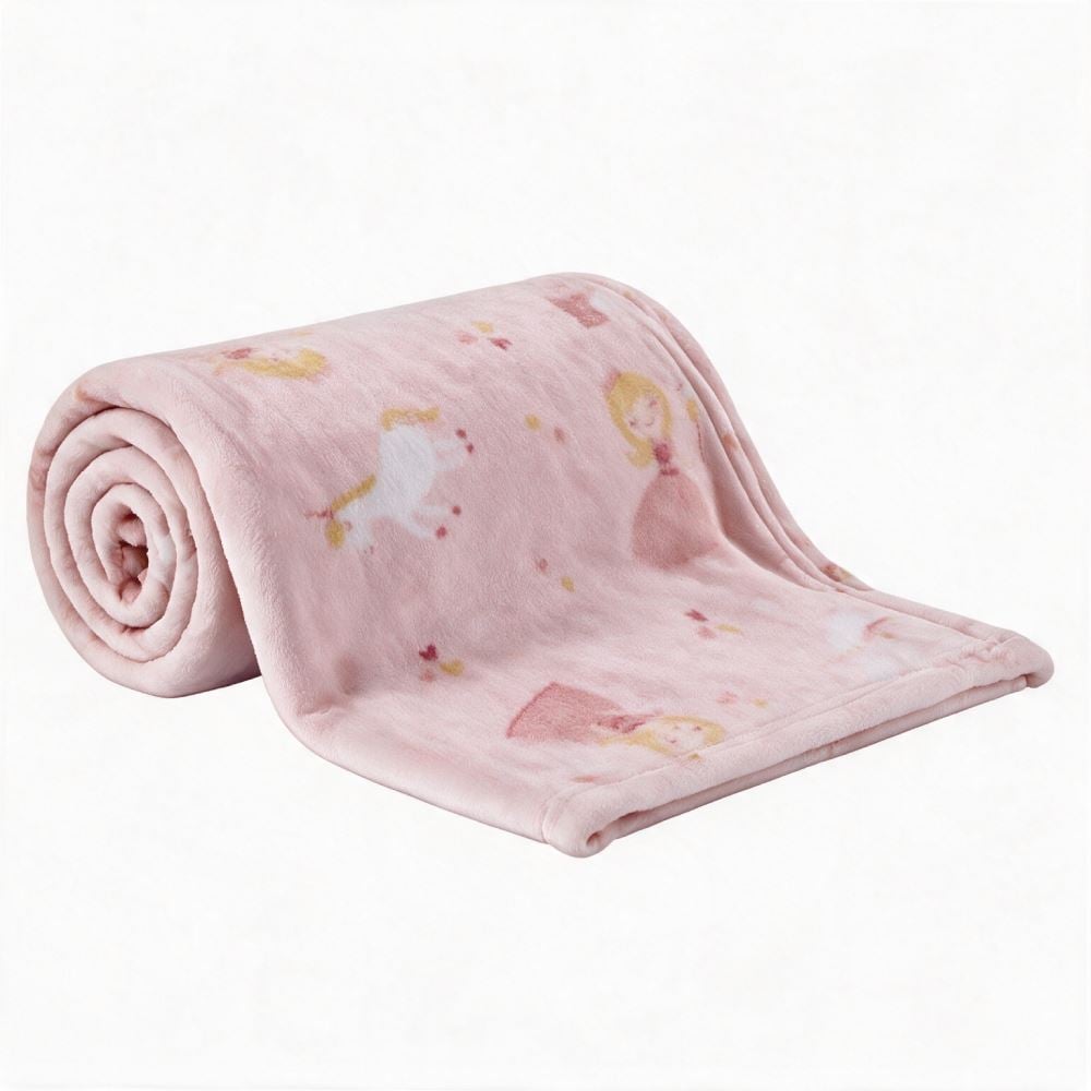 Manta de Bebê Microfibra 90X110cm Havan Baby 1 Peça - Princesa
