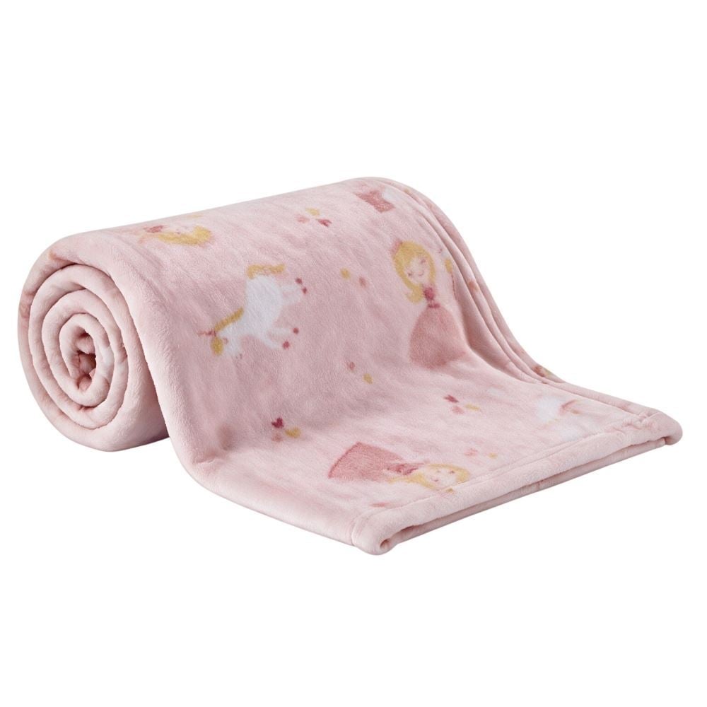Manta de Bebê Microfibra 90X110cm Havan Baby 1 Peça - Princesa