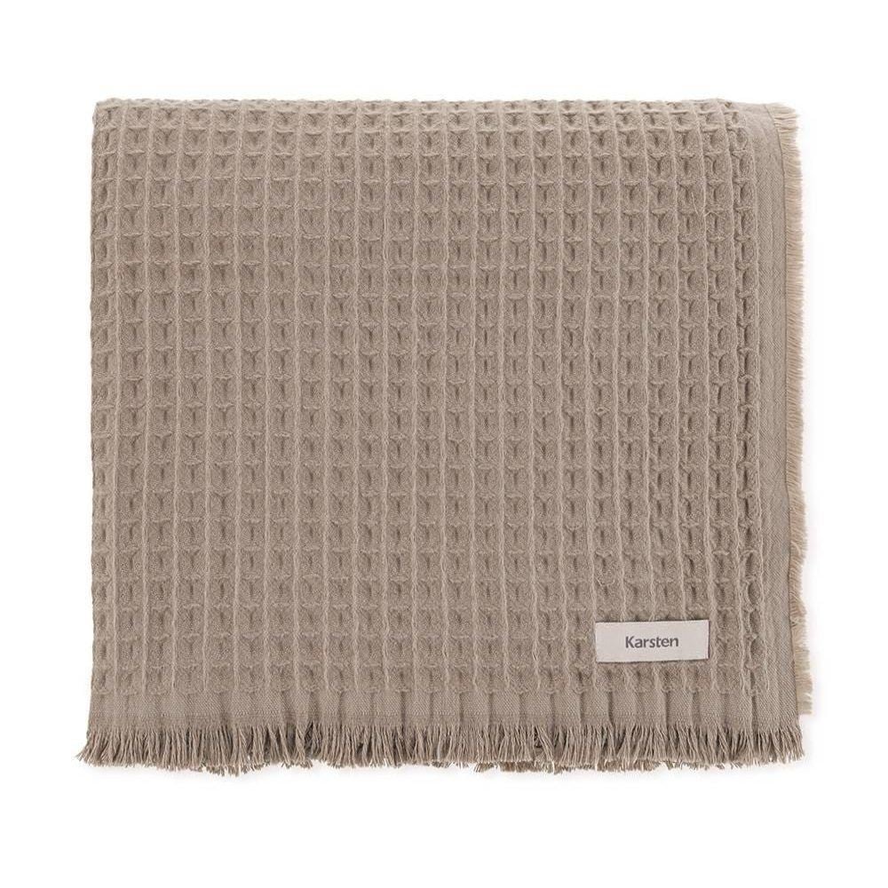 Manta Decorativa Denver 1,50X2,00M 100% Algodão Karsten - Taupe