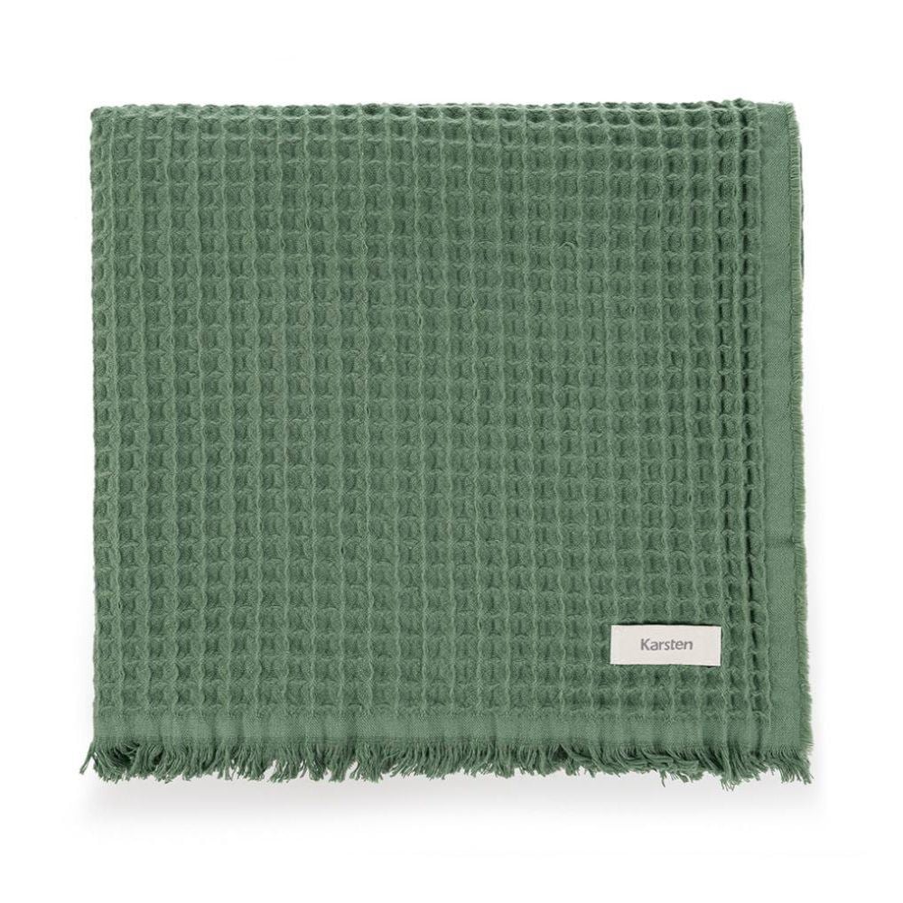 Manta Decorativa Denver 1,50X2,00M 100% Algodão Karsten - Musgo