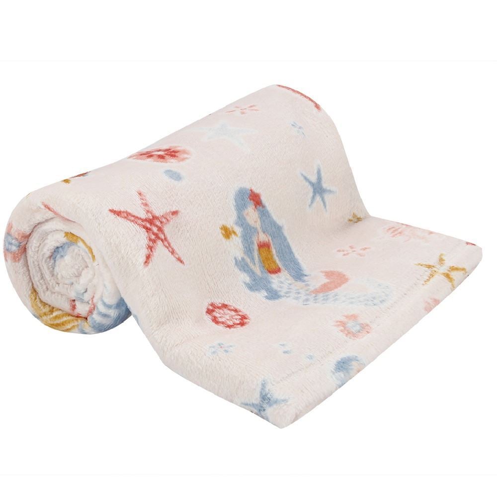 Manta Infantil 100% Poliéster Encantos Havan Kids - Sereia Pêssego