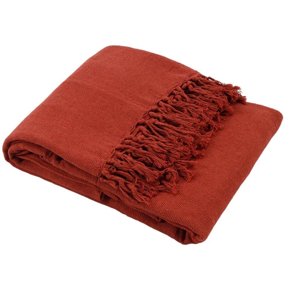 Manta para Sofá 1,80X2,30 m Mônaco Havan Casa - Terracota