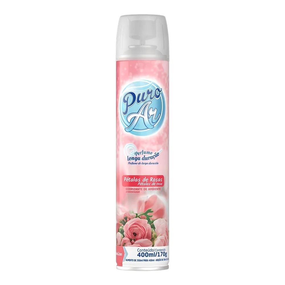 Odorizador de Ambiente Puro Ar Super Dom 400Ml - Pétalas De Rosa