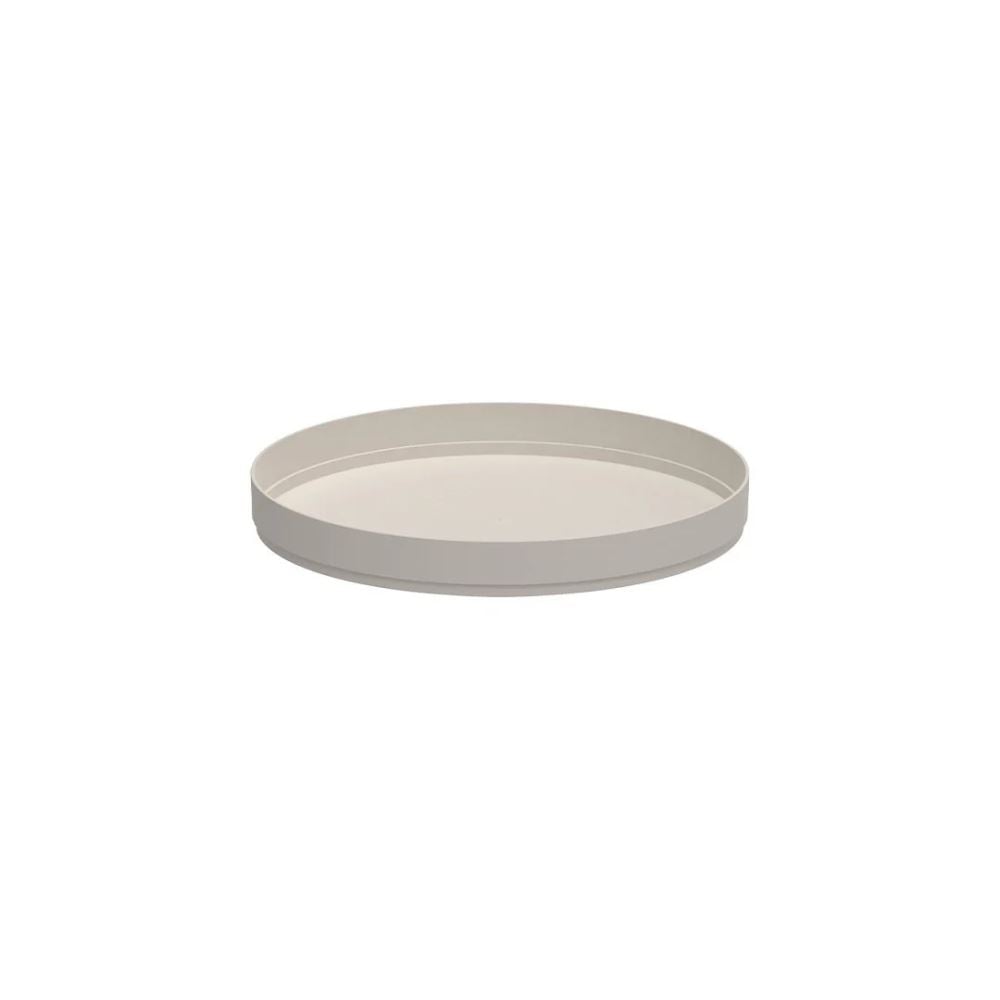 Organizador Giratório Baixo Lume 25,5Cm Ou - BEGE FECHADO
