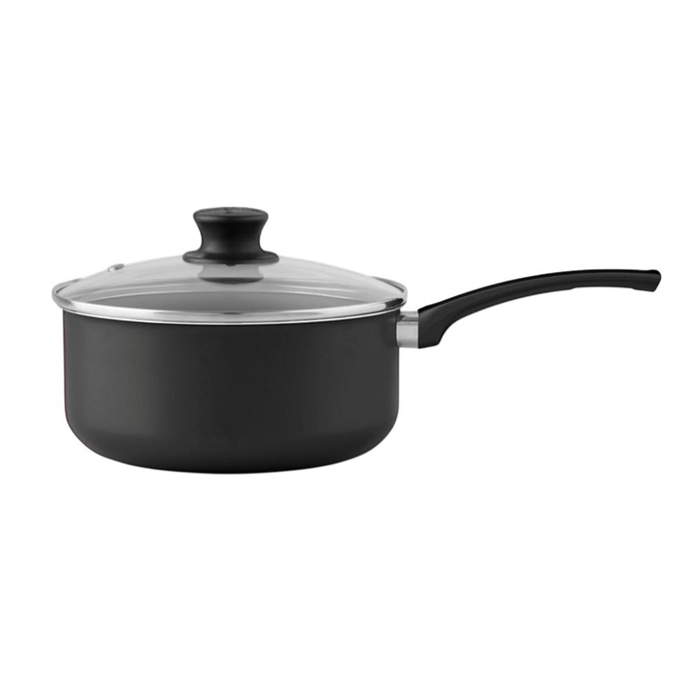 Panela Antiaderente com Tampa de Vidro Magnific Panelux 16Cm - Grafite