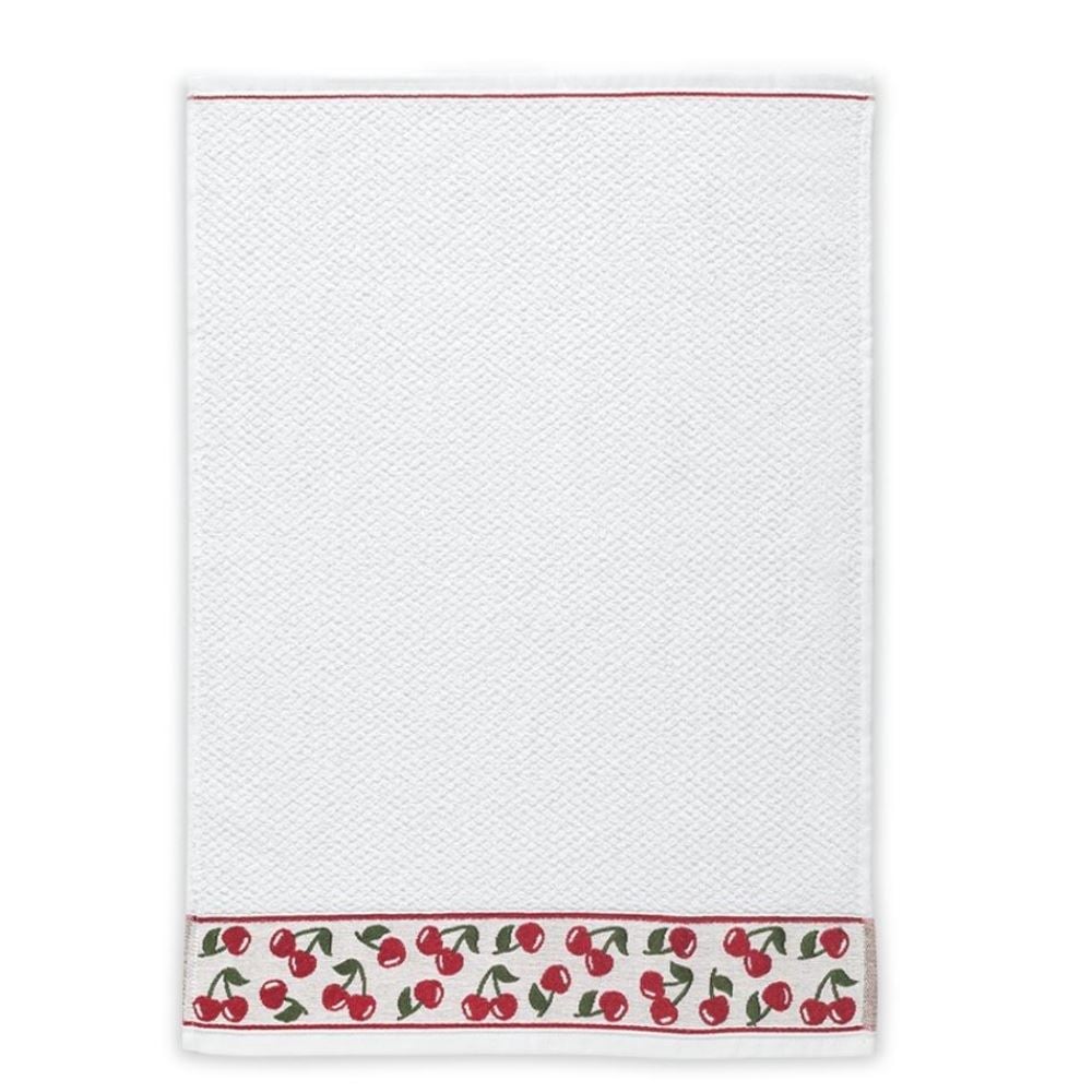 Pano de Copa 46Cm X 65Cm Jacquard Karsten - Cerejas