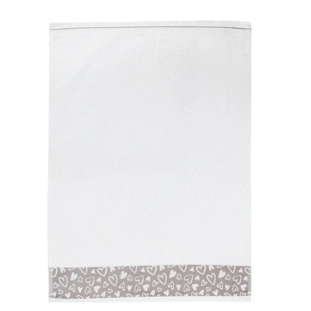 Pano de Copa 46Cm X 65Cm Jacquard Karsten - Coração