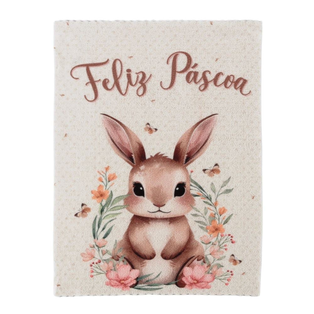 Pano de Copa Páscoa Turim Havan Casa - Coelho Bege