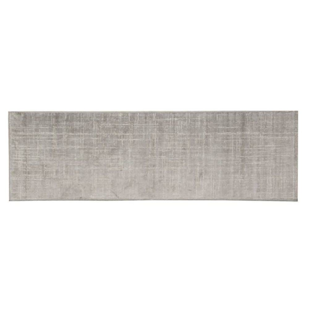 Tapete Passadeira 68Cm X 2,10M Belga Havan Casa - Cinza e Bege
