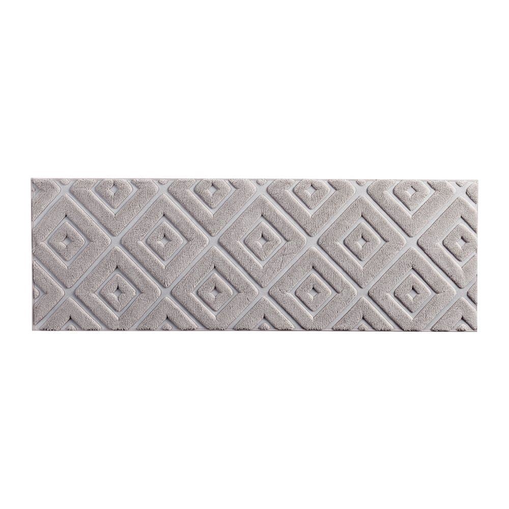 Tapete Passadeira Milano 60Cm X 1,80M Havan Casa - Bege Losango