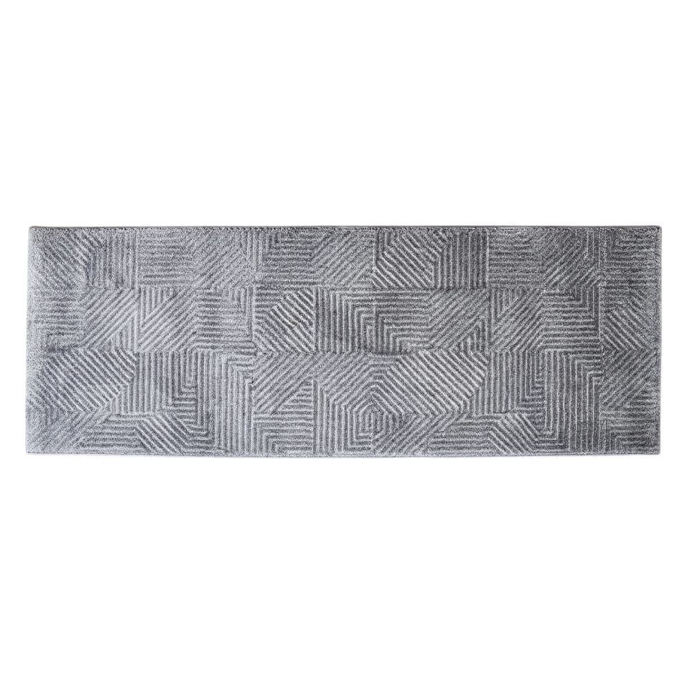 Tapete Passadeira 67Cm X 1,80M Lucca Havan Casa - Cinza Elegance 