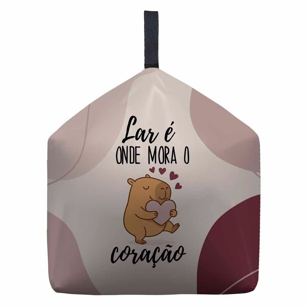 Peso de Porta Decorativo Havan Casa - Capivara Coração