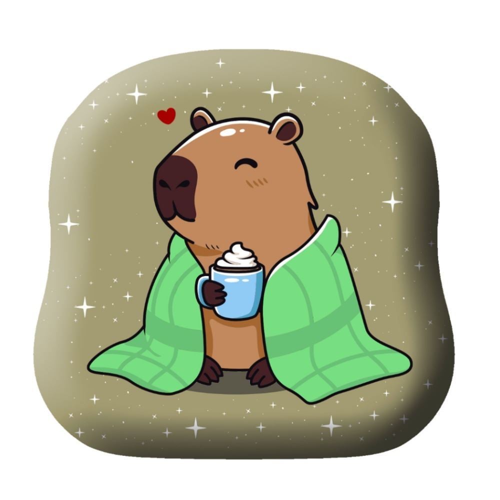 Peso de Porta Decorativo Pet Havan Casa - CAPIVARA INVERNO