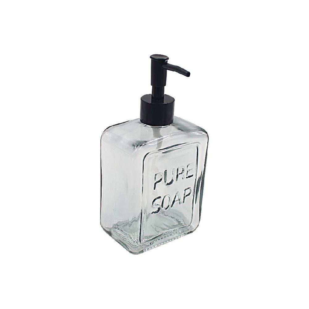 Porta Sabonete Líquido Quadrado Havan Casa 570 Ml - Cinza