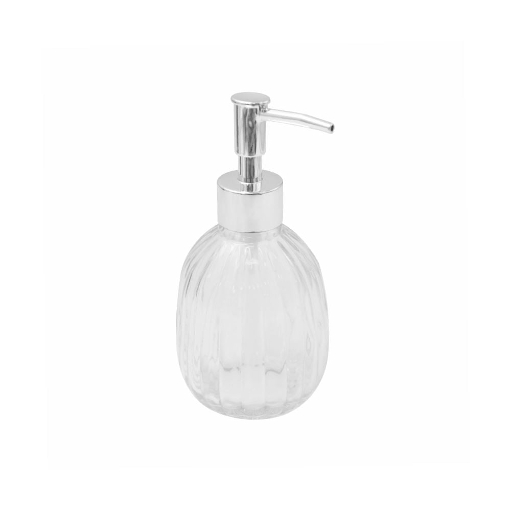 Porta Sabonete Líquido Redondo Havan Casa 350 ml - Transparente