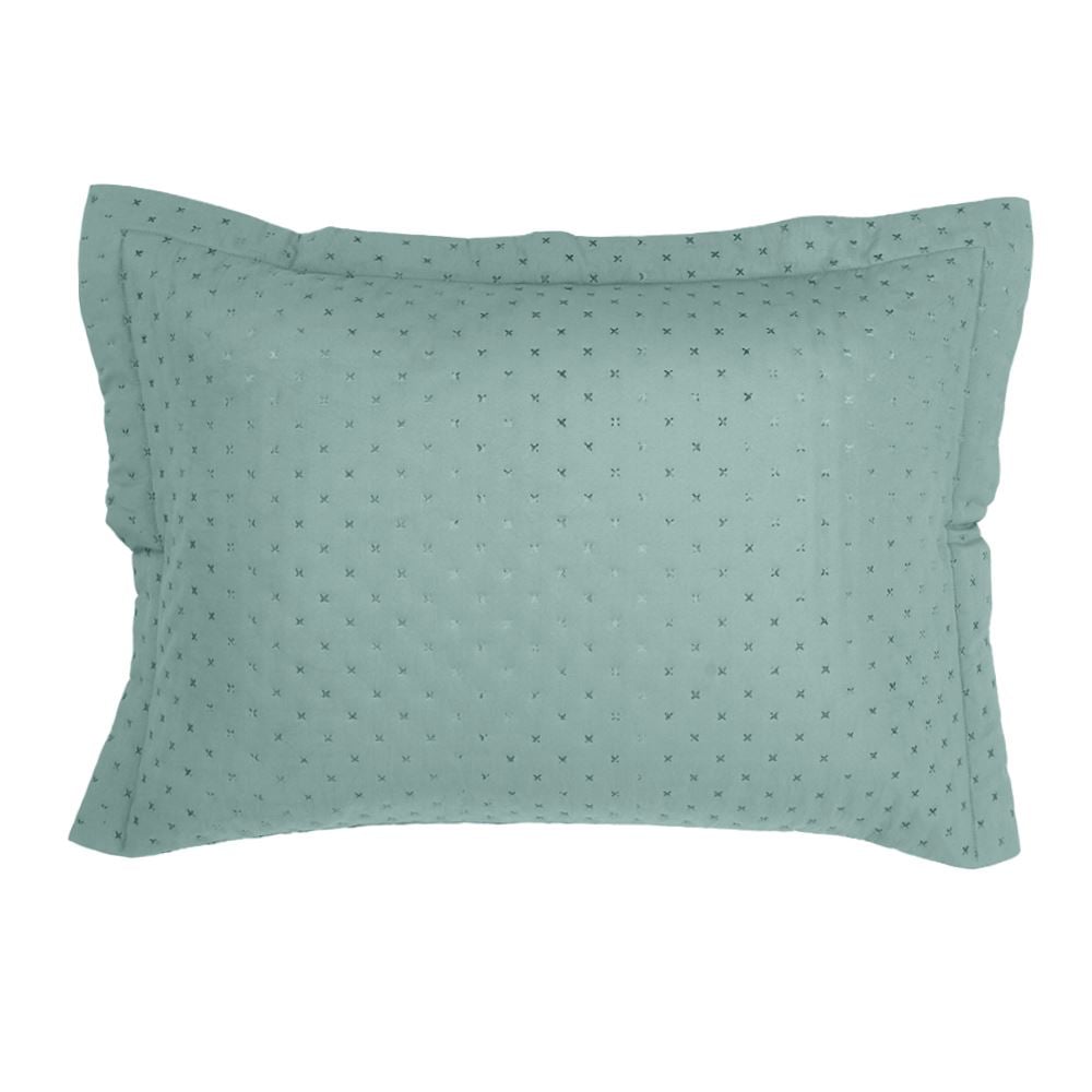 Porta Travesseiro 50X70 cm Elegance Havan Casa 1 Pç - Verde Capri