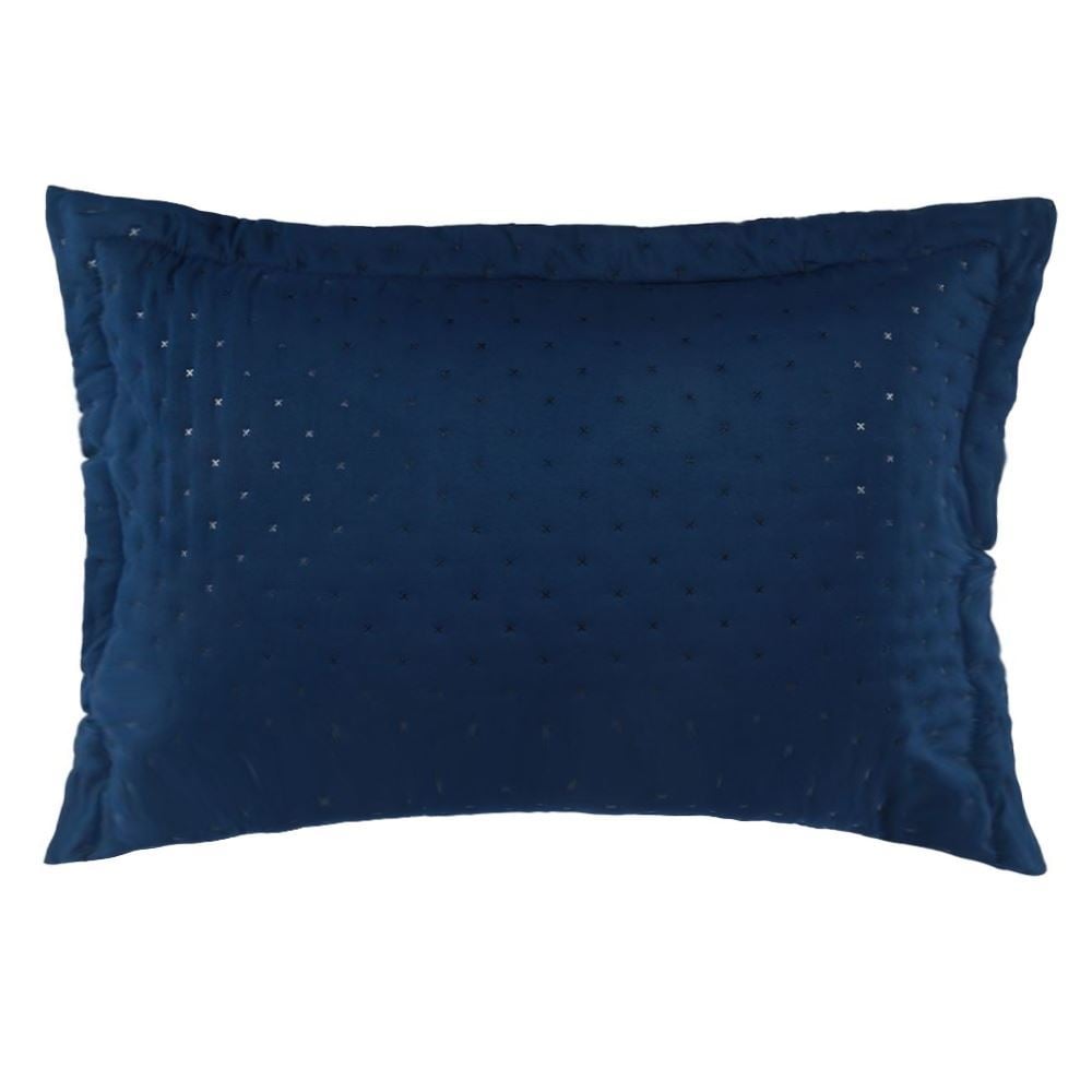 Porta Travesseiro 50X70 cm Elegance Havan Casa 1 Pç - Azul Oceano