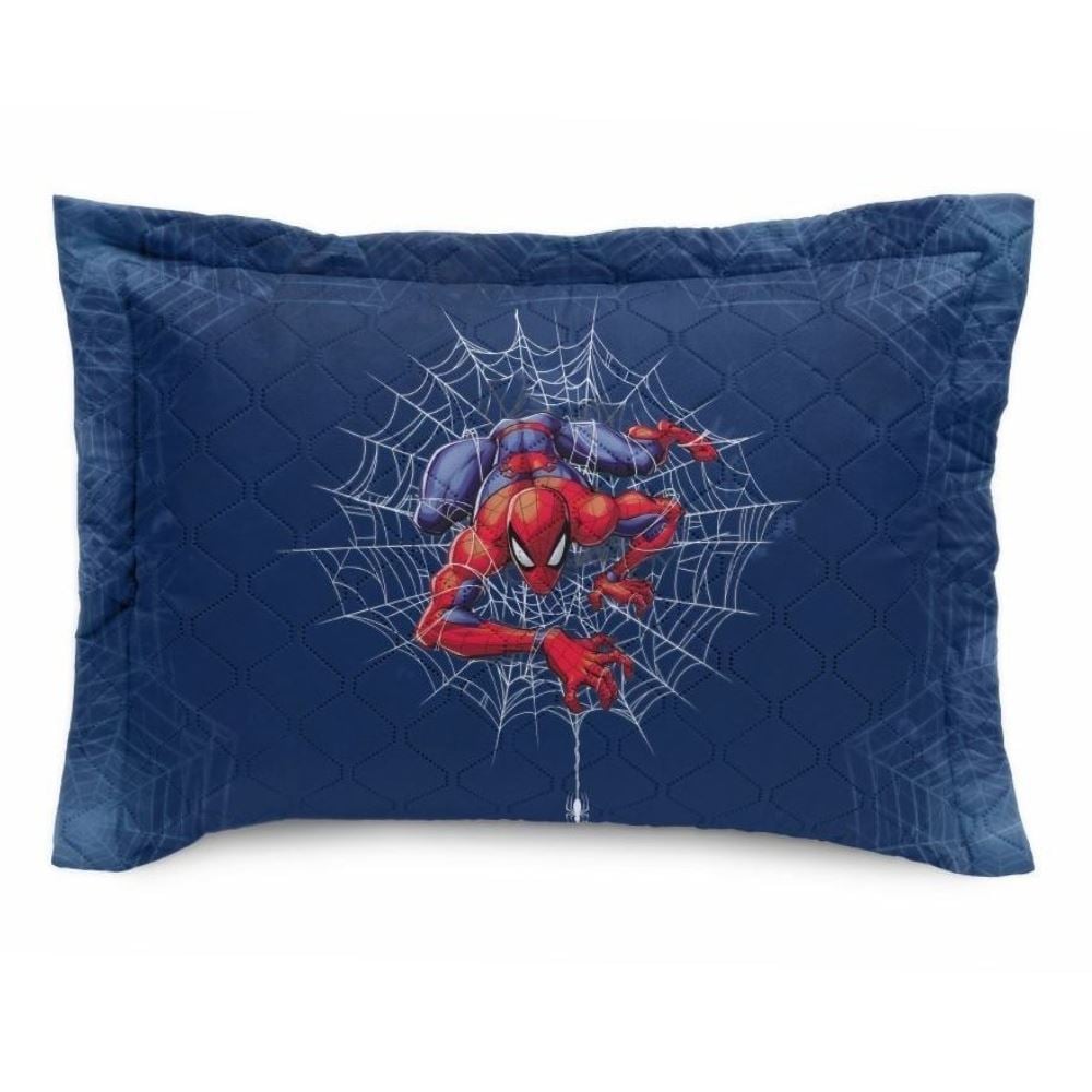 Porta Travesseiro Infantil Estampado Disney Hedrons - Homem Aranha