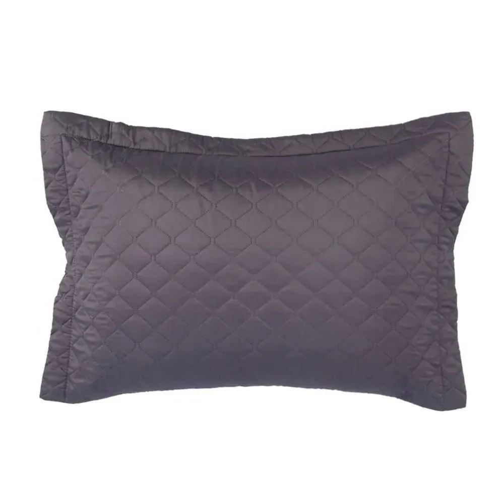 Porta Travesseiro Napoli 55Cm X 80Cm Havan Casa - Cinza Escuro