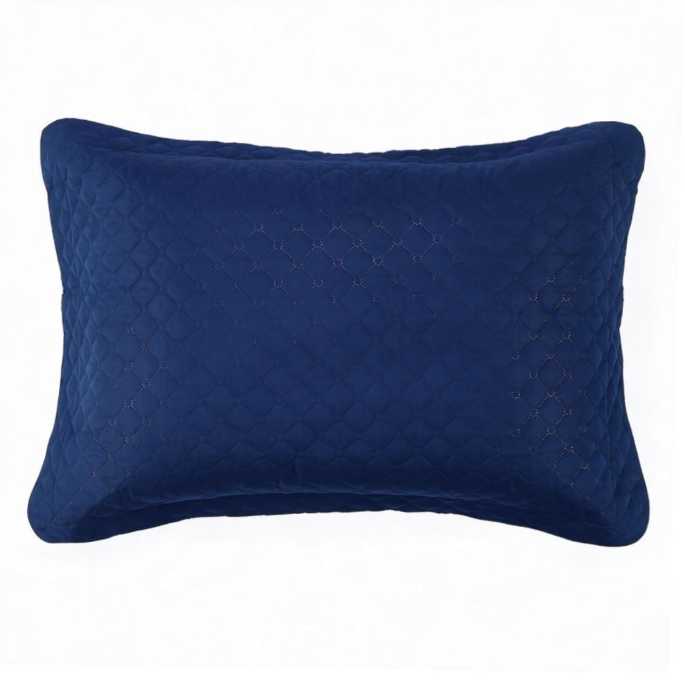 Porta Travesseiro Napoli Matelado 50Cm X 70Cm Havan Casa - Azul Oceano