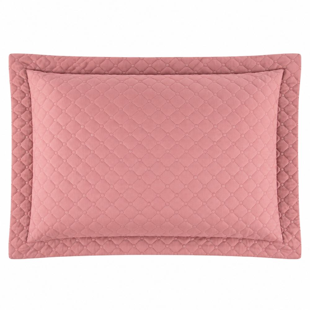 Porta Travesseiro Napoli Matelado 50Cm X 70Cm Havan Casa - Rosa Claro