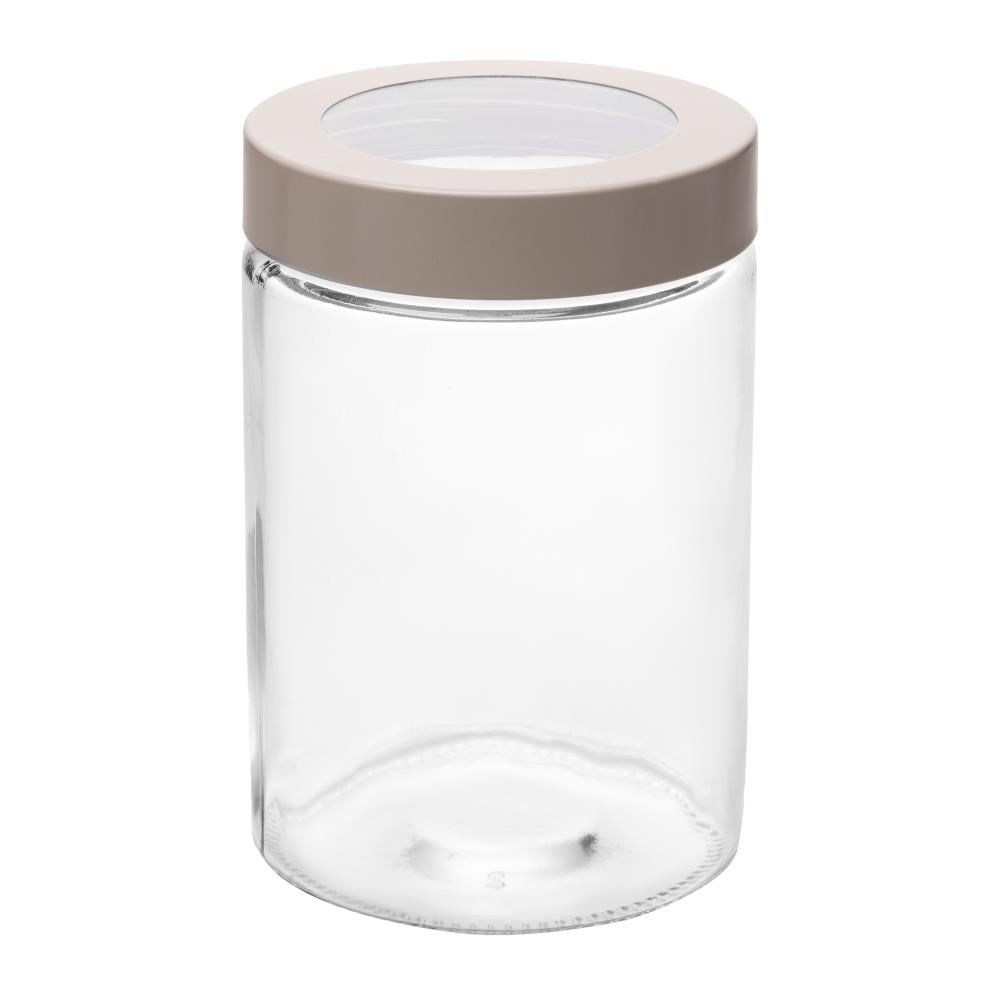 Pote com Tampa Visor 1,290 Litros Lyor - Bege