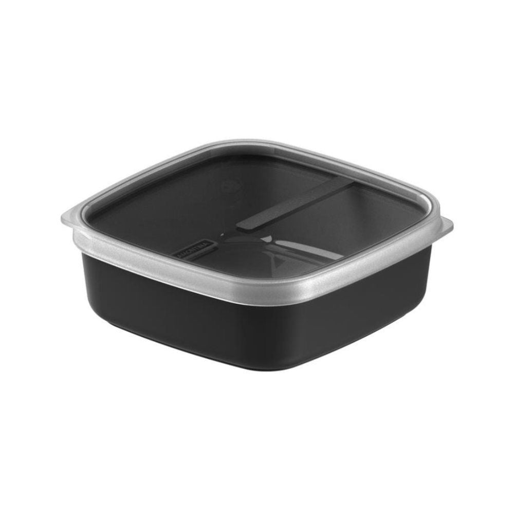 Pote Retangular Mix Color Tramontina 1,1 Litros - Preto