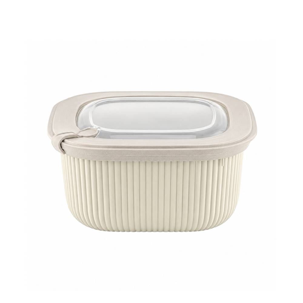 Pote Quadrado Camerata Havan Casa 600Ml - Bege