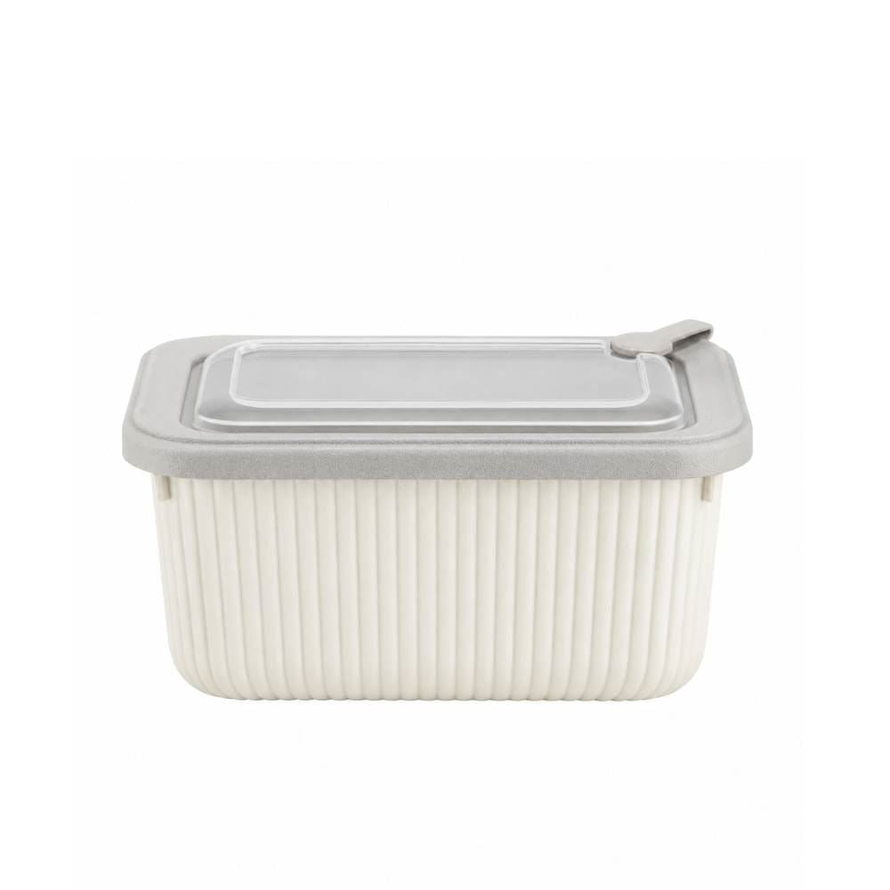 Pote Retangular Camerata Havan Casa 1,05 Litro - Bege