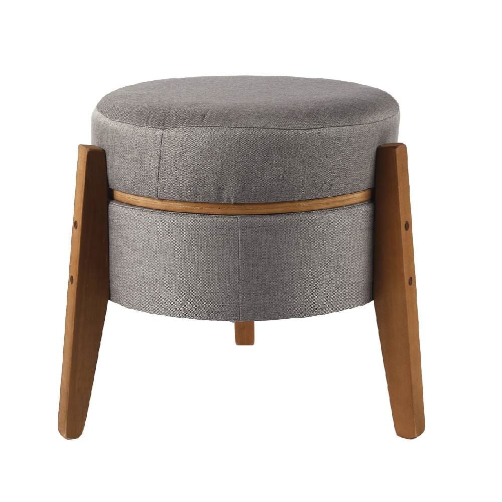 Puff Multiuso Jakarta 39X41 cm Havan Casa - Cinza