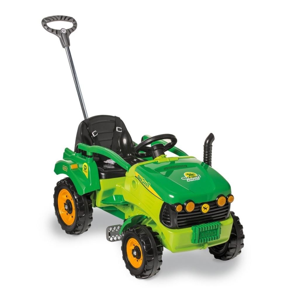 Quadriciclo Passeio E Pedal Trator Tracamp Verde Calesita - 1045