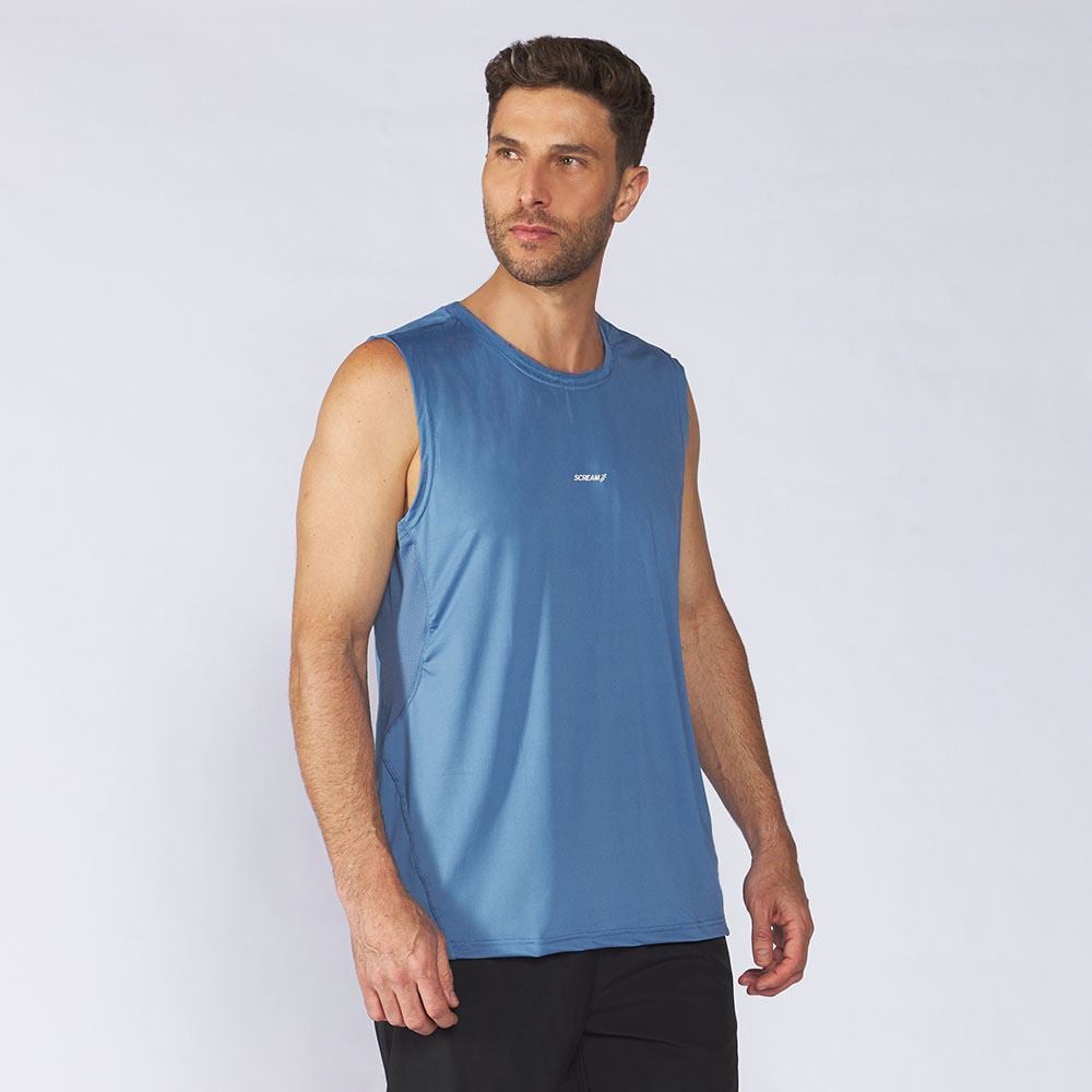 Regata Esportiva Masculina Scream Azul 183922