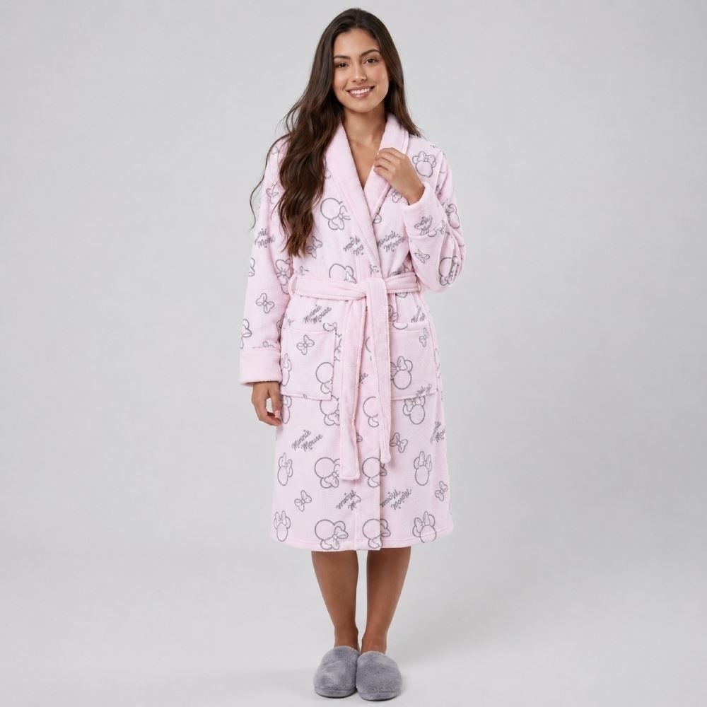 Roupão Adulto Unissex Disney Microfibra G - Minnie