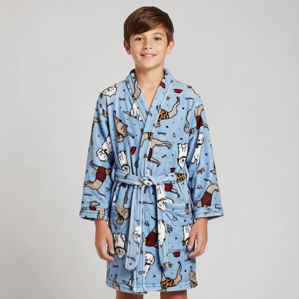 Roupão Infantil G Microfibra Lumini Havan Kids - Animais